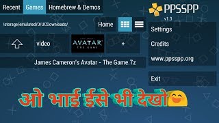 How to download ppsspp Avatar Game (2018) by Androidkinggamer screenshot 1