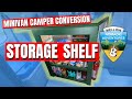 Minivan Camper Conversion Storage Shelf