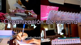 Cómo organizo mi semana? cursando doble carrera| Semana ocupada y productiva