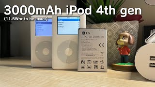 3000mAh Battery in an iPod 4th Gen?! Here's how.