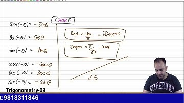 Trigonometry lec 09 by Sameer Kohli sir