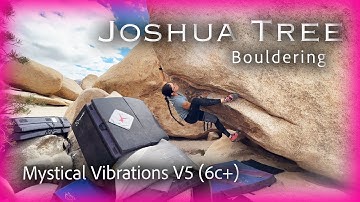 Mystical Vibrations V5 (6c+) Bouldering Joshua Tree Nationalpark