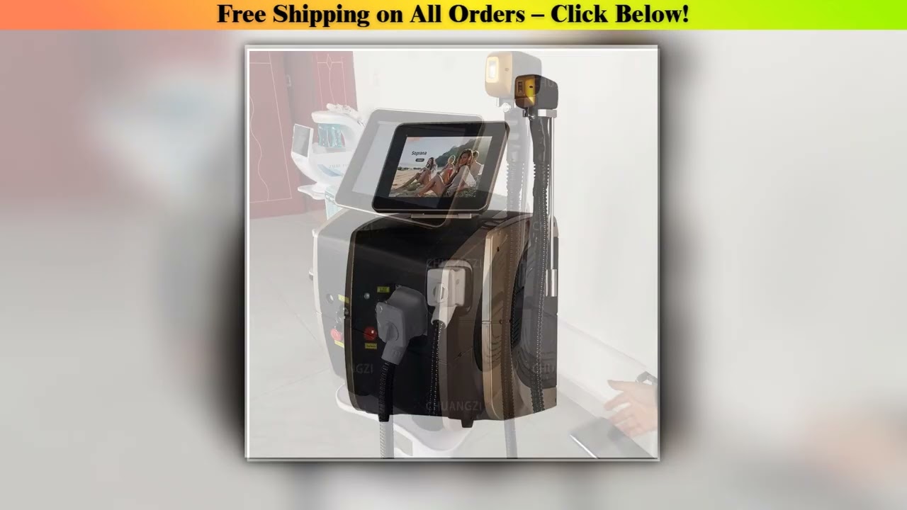 Professional Diode Ice Titanium Laser Hair Removal Machine Portable 808 755 1064 Alexandrite