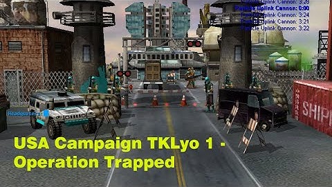 General Zero Hour Custom Mission - USA Campaign TKLyo 1 - Operation Trapped