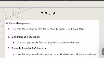2025 IB Math AA HL Exam Level 7 Tips | Exam Tips | TIme Mangement |  #examtips #ibmath