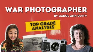 War Photographer by Carol Ann Duffy | Top grade analysis