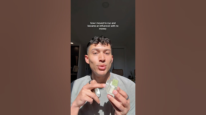 How I moved to NYC and became an influencer with zero money