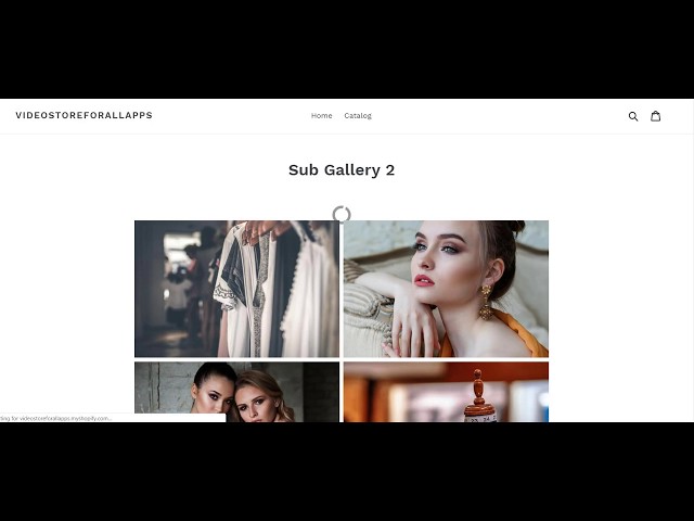 How to create Linked Galleries. - Lookbook image gallery class=