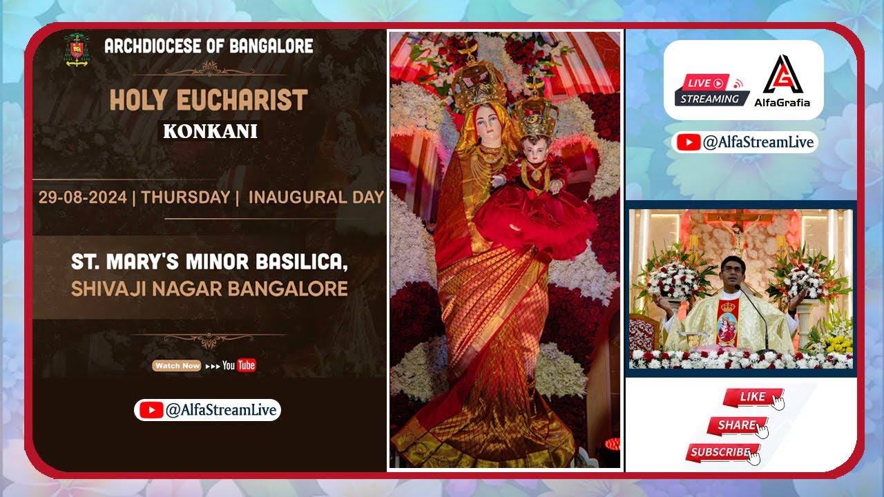29.08.2024 | Konkani Mass by Fr. Royal Nazareth, C.S.C. | St. Mary's ...