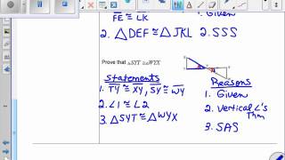 Unit 4 Lesson 2 Proving Triangles Congruent