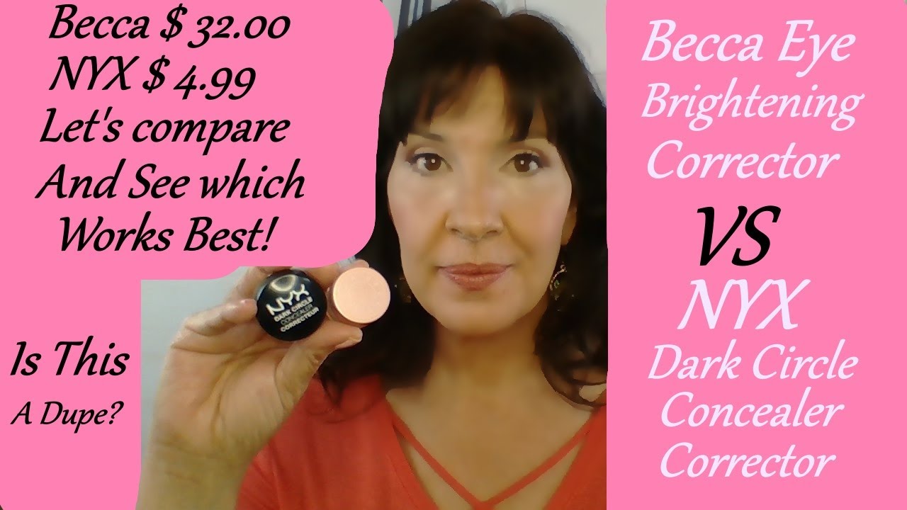 nyx dark circle concealer dupe