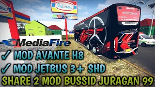 2 MOD AVANTE H8,JB3+ BUSSID LIVERY JURAGAN 99 | MOD BUSSID | HENDI FERI