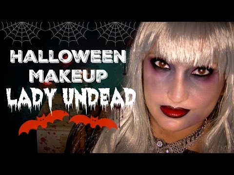 Halloween Makeup | Lady Undead | Claudia Cienfuegos - YouTube