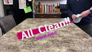 Cleaning, Wiping Counter And Table Life Skills For Special Education - Autism