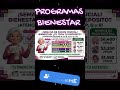 📌🔔A partir del 18 de mayo Tercera semana de pagos de los Programas del Bienestar para mayo 2026