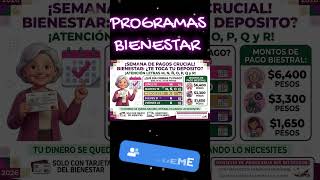 📌🔔A partir del 18 de mayo Tercera semana de pagos de los Programas del Bienestar para mayo 2026