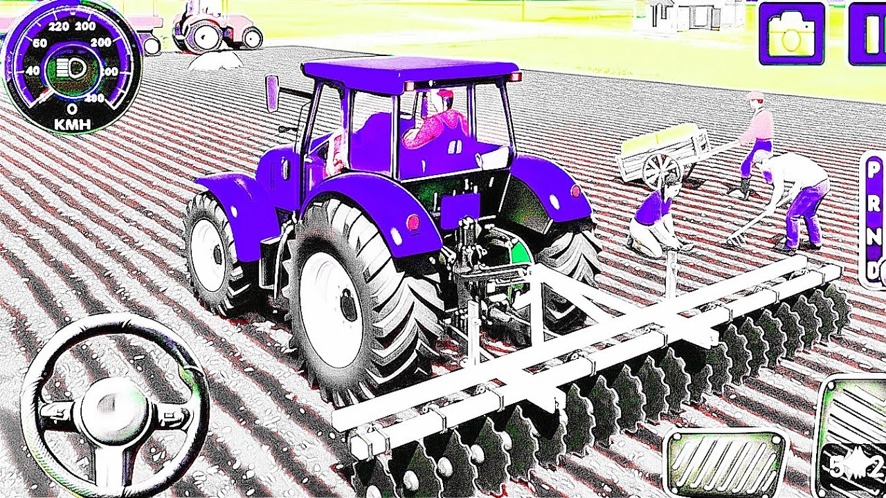 Realistic Tractor Sprayer Mission 🌾 | Farming Simulator Game