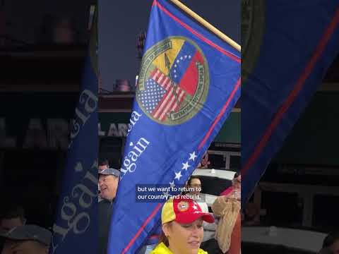 Venezuelans in Florida celebrate capture of Maduro