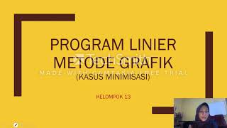 Riset Operasional - Program Linear Metode Grafik Mencari Nilai Minimum
