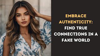 Embrace Authenticity: Find True Connections in a Fake World