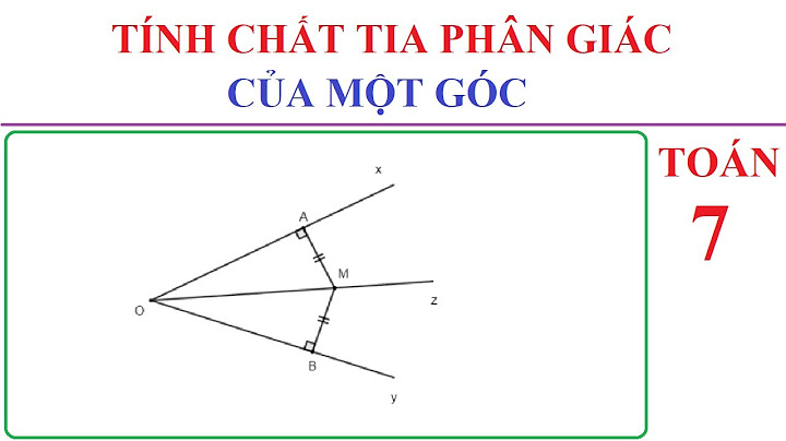 Bài tập tính chất phân giác của một góc năm 2024