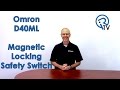 Omron D40ML Magnetic Locking Safety Switch