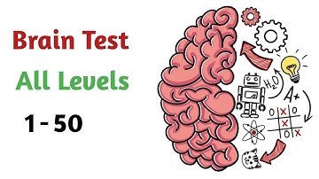 Brain Test Levels 1-50 Walkthrough (No Commentary, No Music, Mobile)