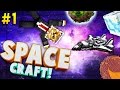 Minecraft SPACE CRAFT - TO THE MOON - Modded Survival #1 | JeromeASF