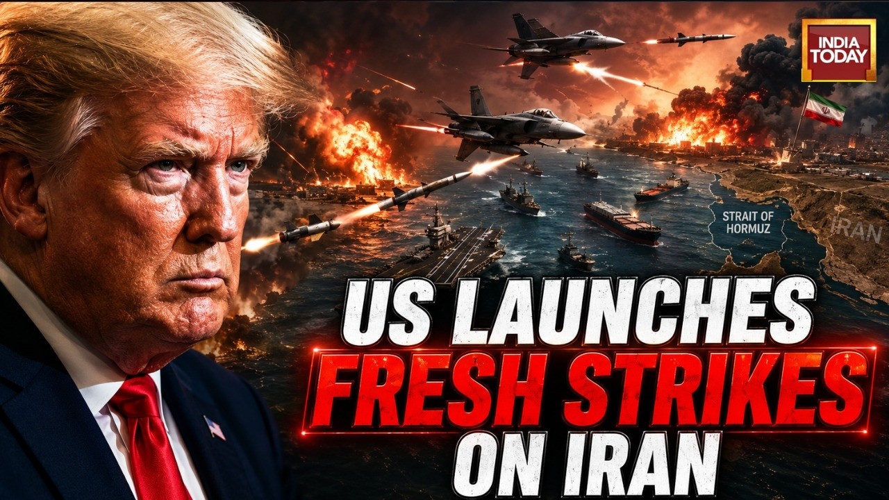 US-Iran War News: US Hits Iran 4th Night, Reimposes Hormuz Blockade | India Today