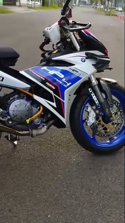 modif Jupiter mx 135new pakai body mx king 150 dan pakai tayar besar... (gtb)