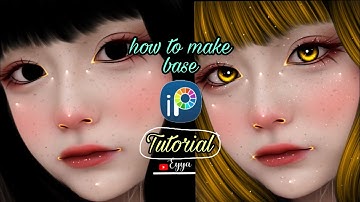 how to make base on ibispaintx tutorial/ft.uzzlang #smudgeedit/@itseyyakim