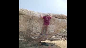 Sloper Safari V4 | Meadows Boulder | Joshua Tree  #bouldering #rockclimbing