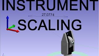 Instrument Scaling Using Scale Bar and CTE