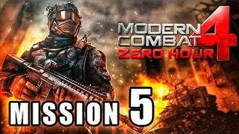 Modern Combat 4: Zero Hour Android iOS game video Walkthrough - Part 5 - New World Order 1080p HD
