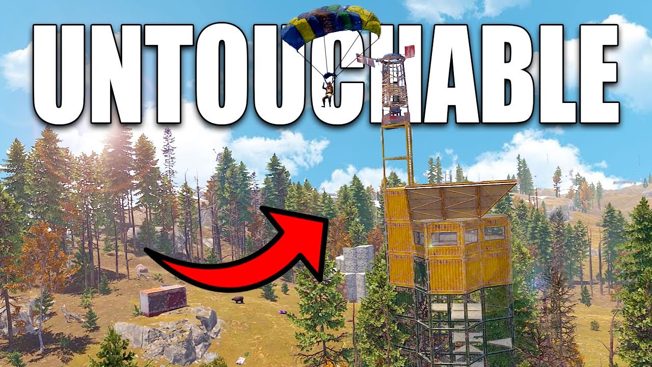 We Built The World's Craziest Tree House Base in Rust (Rust Movie)