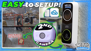 Dual Lens + Package Detection?! Setup for Uniview ED-525B-WB Doorbell: UNV-Link, NVR, Wireless Chime