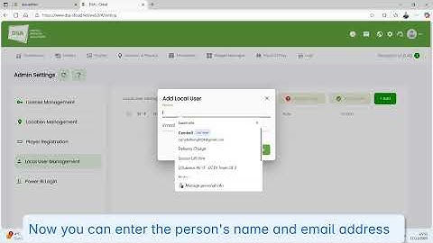 (DSA / Nybble CMS)  How To:   Make a local user