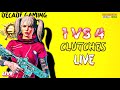 Day 16  ragular stream  1 vs 4 clutches  live bgmi   