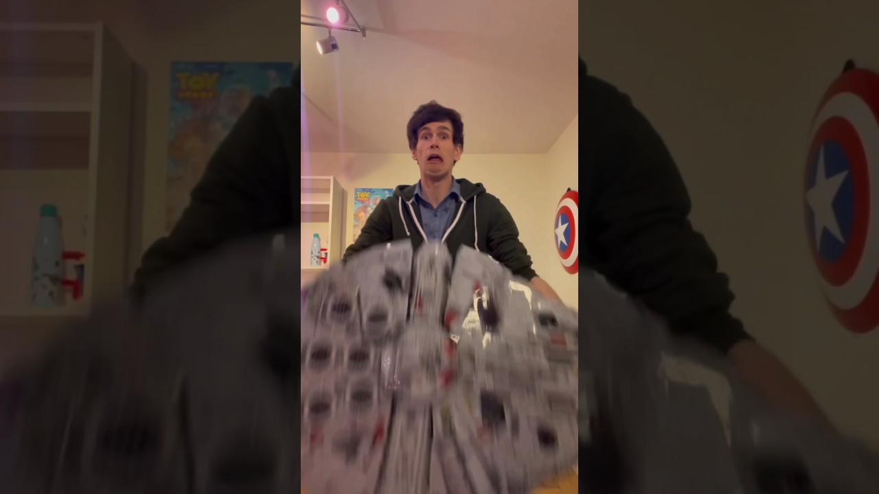Dropping Lego Millennium Falcon 💥