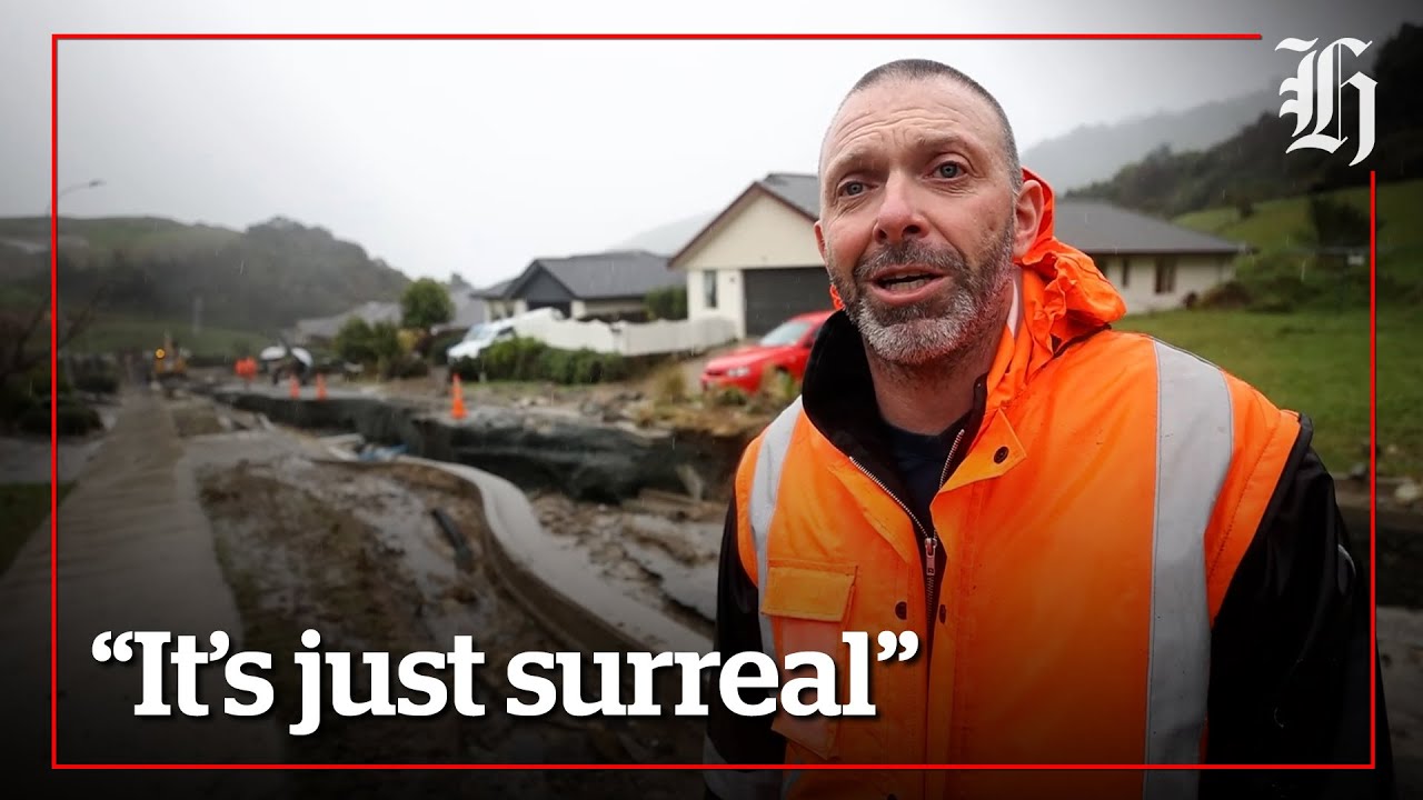 Nelson resident on badly flood-damaged street | nzherald.co.nz - YouTube