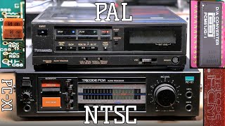 : Sansui Tricode PCM PC-X1: ,  NTSC  PAL, 