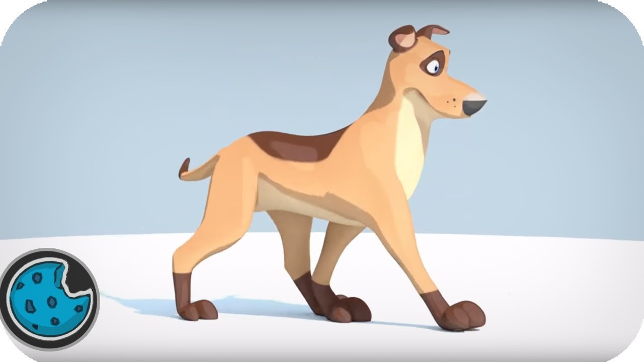 Youtube Famous Dogs Cartoon Dog Walking Animation