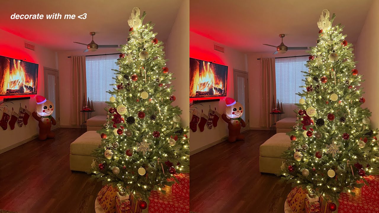 decorating my apartment for christmas 🎄❤️