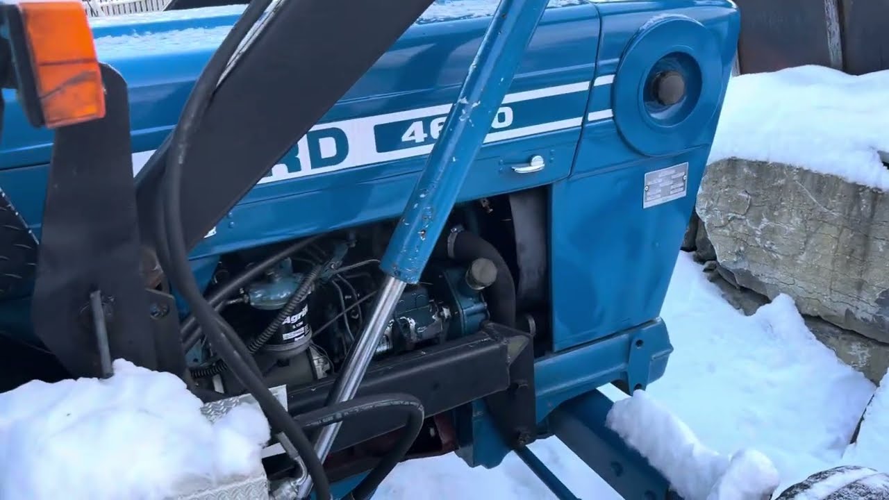 Ford 4600 tractor winter cold start