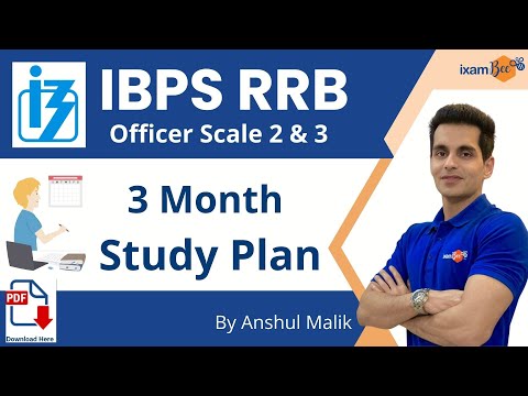 IBPS RRB Officer Scale II & III | 3 Month Study Plan |  By Anshul Malik