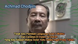 There is no direct command to pray five times a day in the Qur'an.