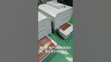 Desktop UV LED oven, UV conveyor, packed with 3 pcs LED light #factory #uv #uva #uvled #uvlight