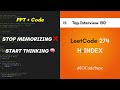 Why I Was Failing LeetCode (H-Index Example) | How to Think, Not Memorize | JDCodebase