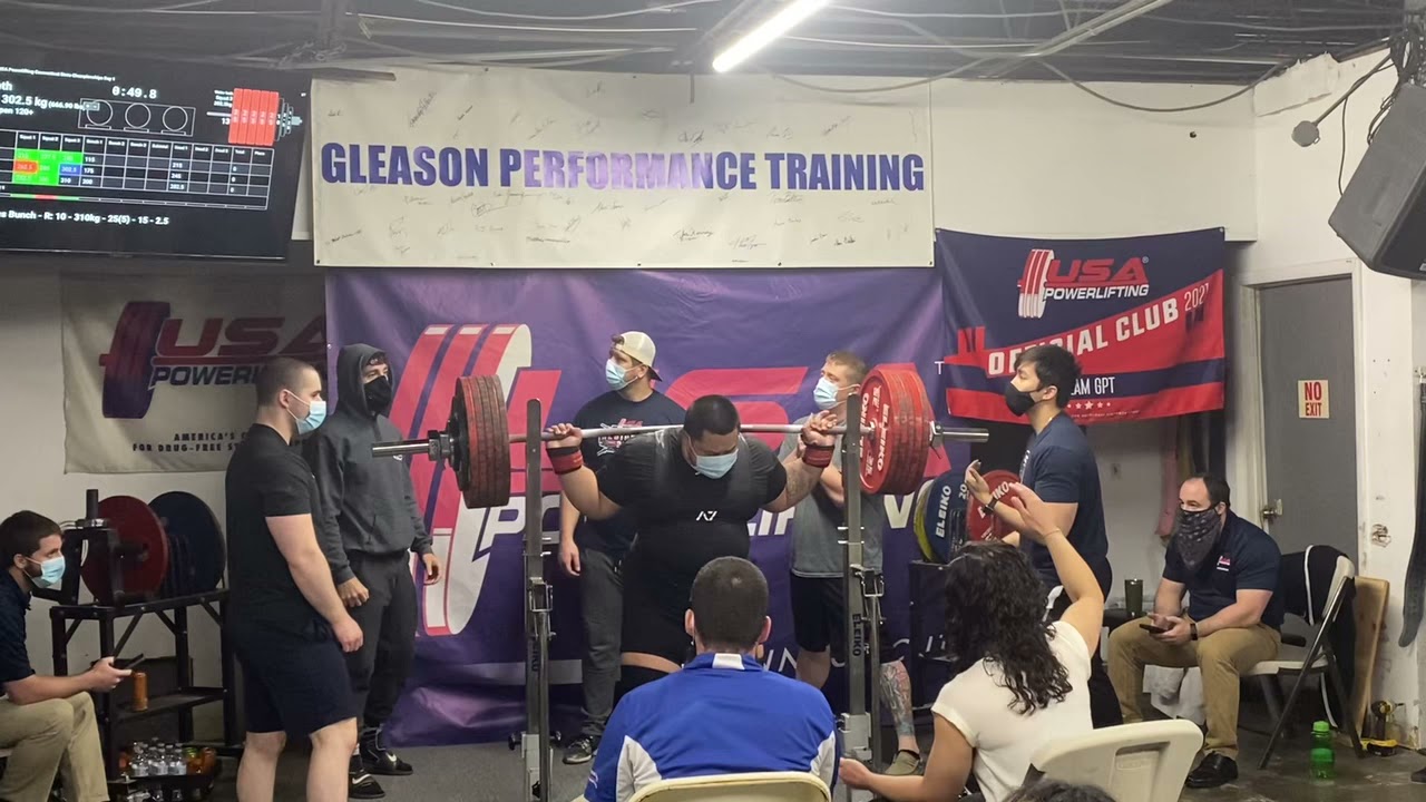 666 lbs competition Squat! 2021 state championships