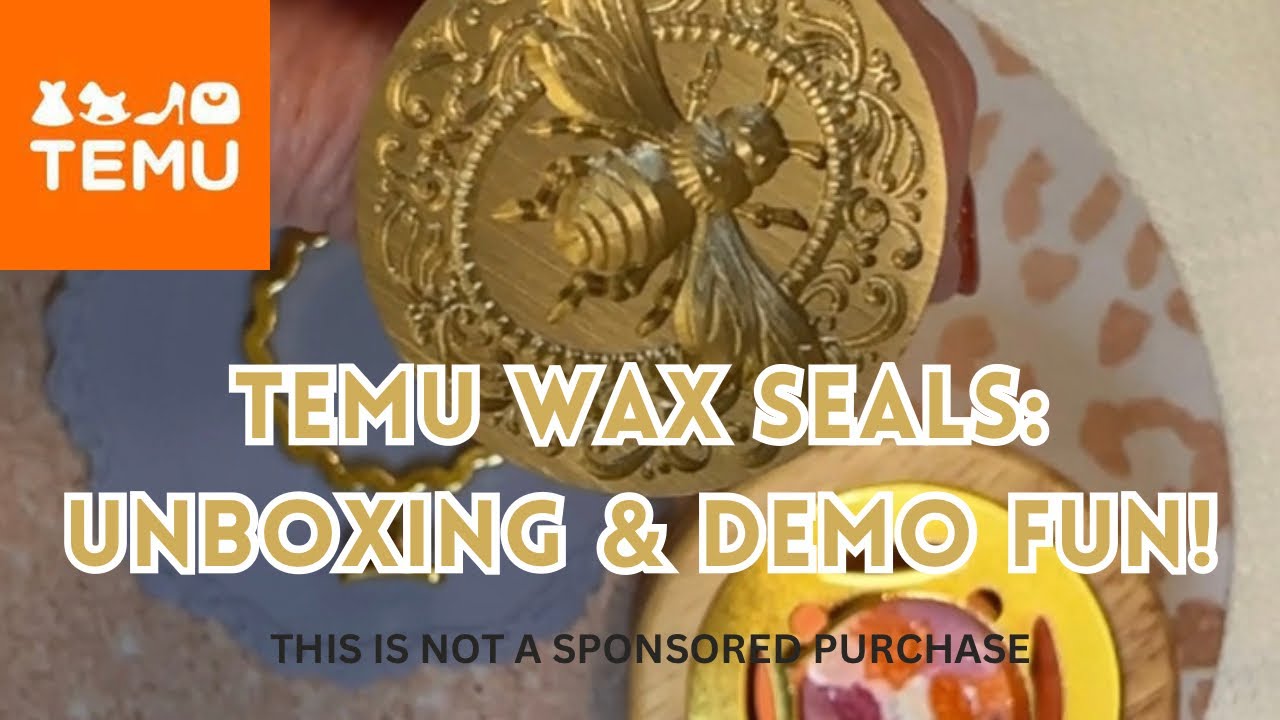 @Temu WAX SEALS: UNBOXING & DEMO FUN!